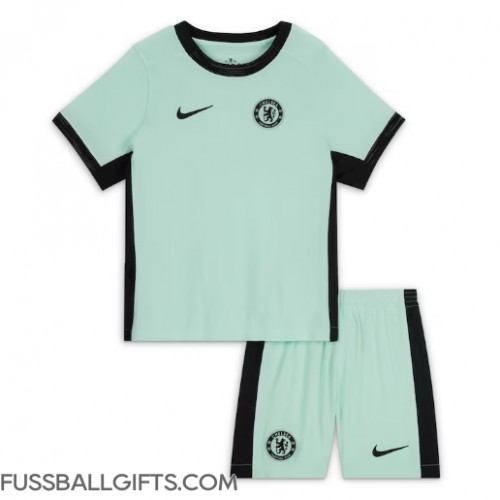 Chelsea Fußballbekleidung 3rd trikot Kinder 2023-24 Kurzarm (+ kurze hosen)